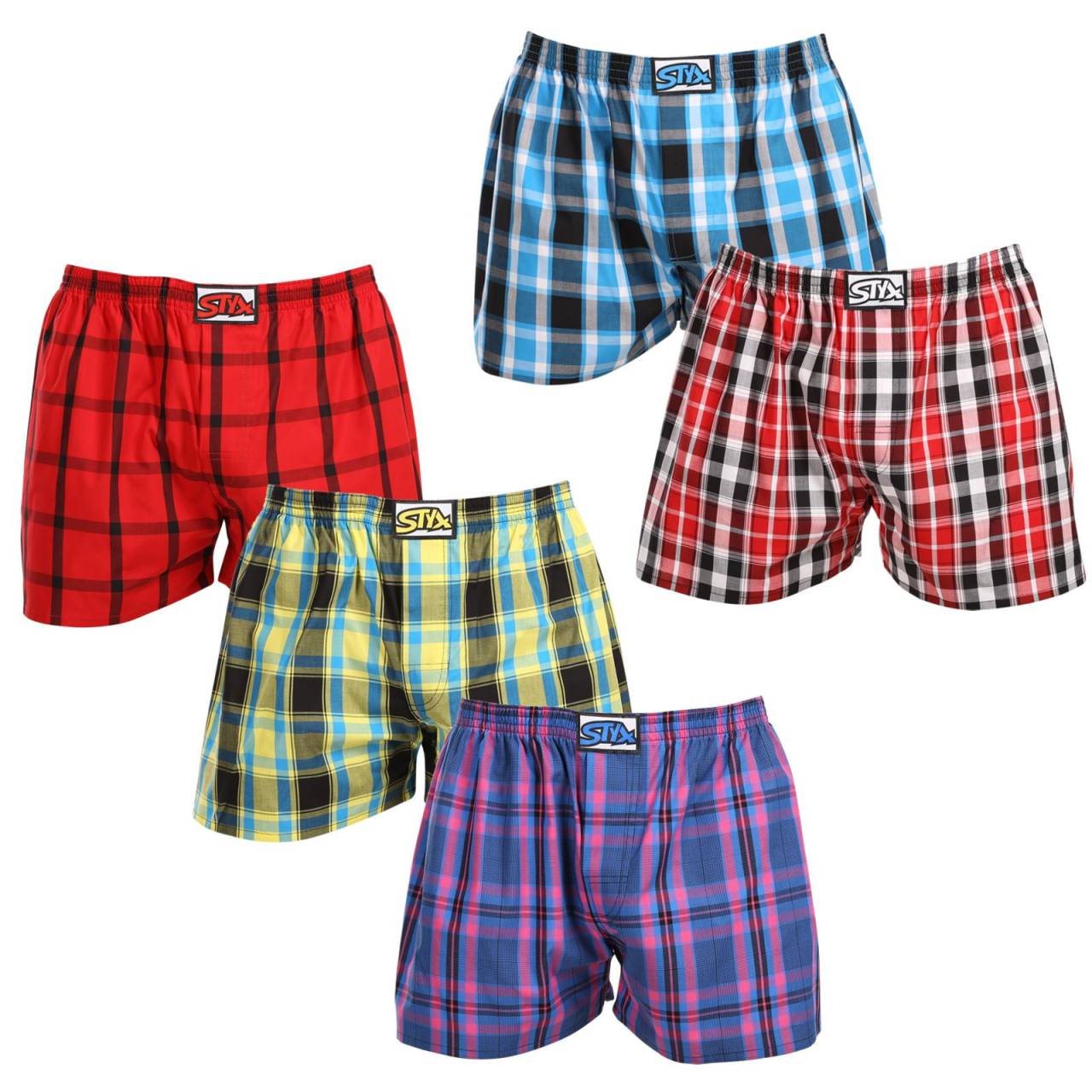 5PACK pánske trenky Styx klasická guma nadrozmer viacfarebné (5E103135) 5XL, trenírky.
Trenírky STYX - máte radi pohodlie a kvalitnú spodnú bielizeň, navyše vyrobené v Českej republike?
Trenírky STYX sú vytvorené zo 100% bavlny, vďaka čomu sú veľmi pohodlné na celodenné nosenie, ale môžete ich použiť aj na klasické domáce povaľovanie. Trenírky majú klasickú gumu v páse a sú presne také, aké ich poznáte a ak nepoznáte, tak ich chcete spoznať - to mi verte.
Viac sa dozviete v klasických informáciách o produkte.