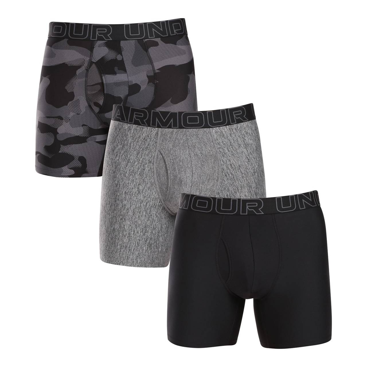 3PACK Boxers pour hommes Under Armour multicolore (1383879 001) M.