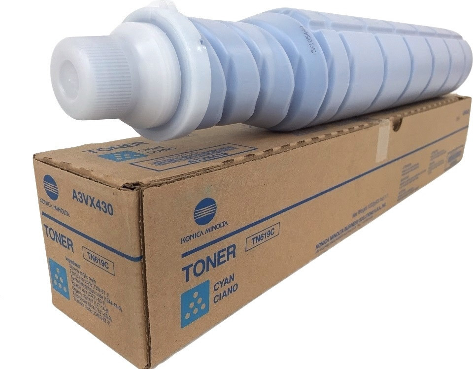 Konica Minolta TN-619C azúrový (cyan) originálny toner.
Prečo kúpiť našu originálnu náplň?
 

Originálny toner = záruka priamo od výrobcu tlačiarne
100% použitie v tlačiarni - bezproblémové fungovanie s vašou tlačiarňou
Použitím originálnej náplne predlžujete životnosť tlačiarne
Osvedčená špičková kvalita - vysokokvalitná a spoľahlivá tlač originálnou tlačovou kazetou od prvej do poslednej stránky
Trvalé a profesionálne výsledky tlače - dlhodobá udržateľnosť tlače
Kratšie zdržanie pri tlači stránok
Garancia Vašej spokojnosti pri použití našej originálnej náplne
Zabezpečujeme bezplatnú recykláciu originálnych náplní
Zlyhanie náplne v menej ako 1% prípadov
Jednoduchá a rýchla výmena náplne

Kód výrobcu: A3VX450