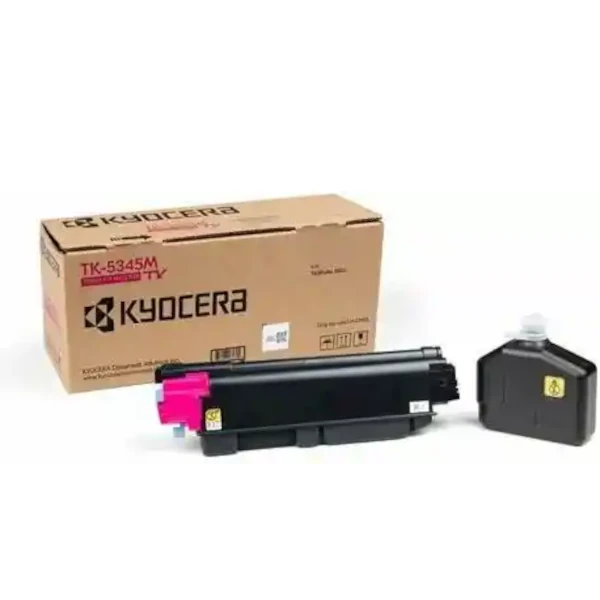 Kyocera TK-5345M 1T02ZLBNL0 purpurový (magenta) originálny toner.
   Originálny toner = záruka priamo od výrobcu tlačiarne 100% použitie v tlačiarni - bezproblémové fungovanie s vašou tlačiarňou Použitím originálnej náplne predlžujete životnosť tlačiarne Osvedčená špičková kvalita - vysokokvalitná a spoľahlivá tlač originálnou tlačovou kazetou od prvej do poslednej stránky Trvalé a profesionálne výsledky tlače - dlhodobá udržateľnosť tlače Kratšie zdržanie pri tlači stránok Garancia Vašej spokojnosti pri použití našej originálnej náplne Zabezpečujeme bezplatnú recykláciu originálnych náplní Zlyhanie náplne v menej ako 1% prípadov Jednoduchá a rýchla výmena náplne  Kód výrobcu: 1T02ZLBNL0