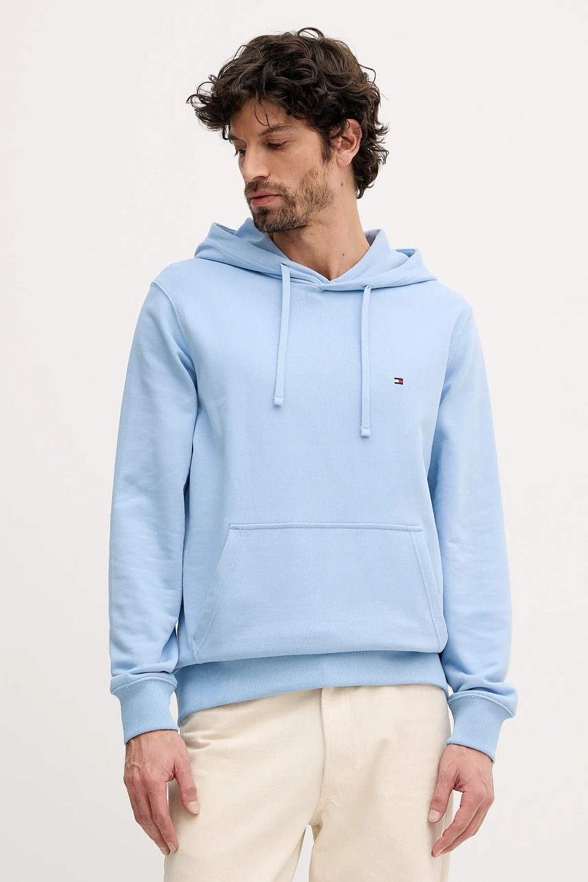Tommy Hilfiger mikina s kapucňou pánska bavlnená.