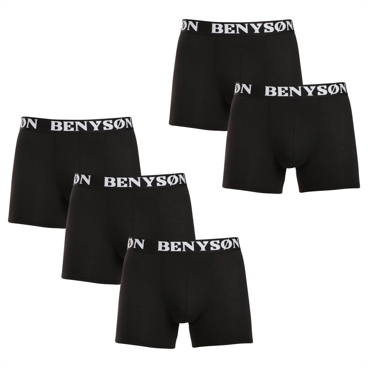 5PACK pánske boxerky Benysøn čierné (4004) L, trenky.
Hľadáte kvalitné, ale cenovo dostupné boxerky?