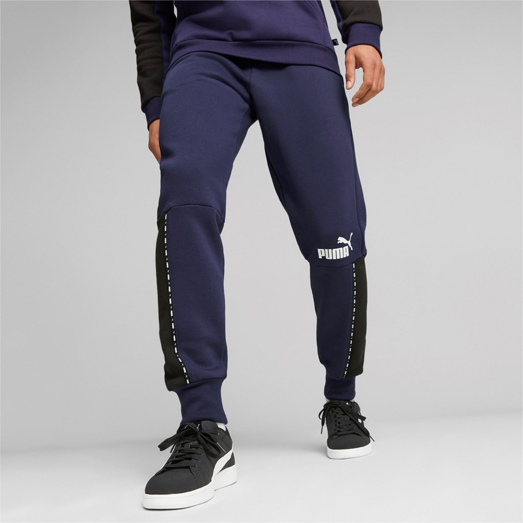 Puma ESS BLOCK x TAPE Sweatpants FL cl S.