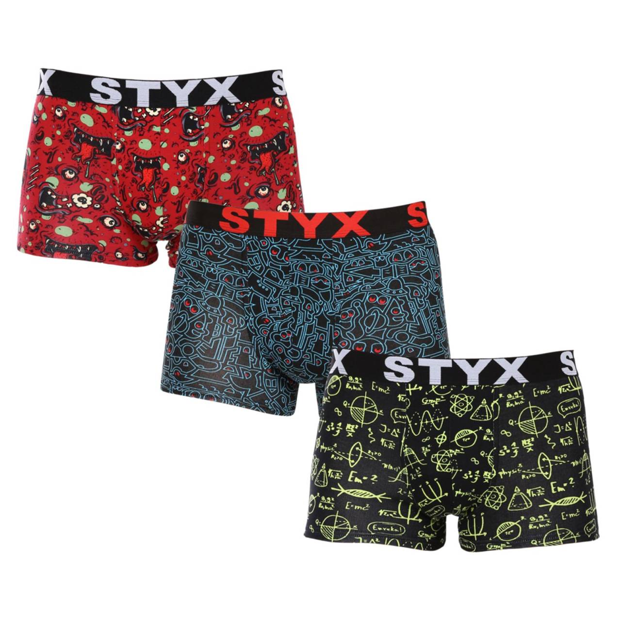 3PACK pánske boxerky Styx art športová guma viacfarebné (3G12612) L, trenky.
Boxerky Styx pre maximálny komfort
Pánske boxerky Styx patria k našim najpredávanejším produktom a my sa tomu vôbec nečudujeme.
Spodná bielizeň Styx má štýl
Boxerky a trenírky českej značky Styx sú známe predovšetkým pre svoj jedinečný vzhľad.