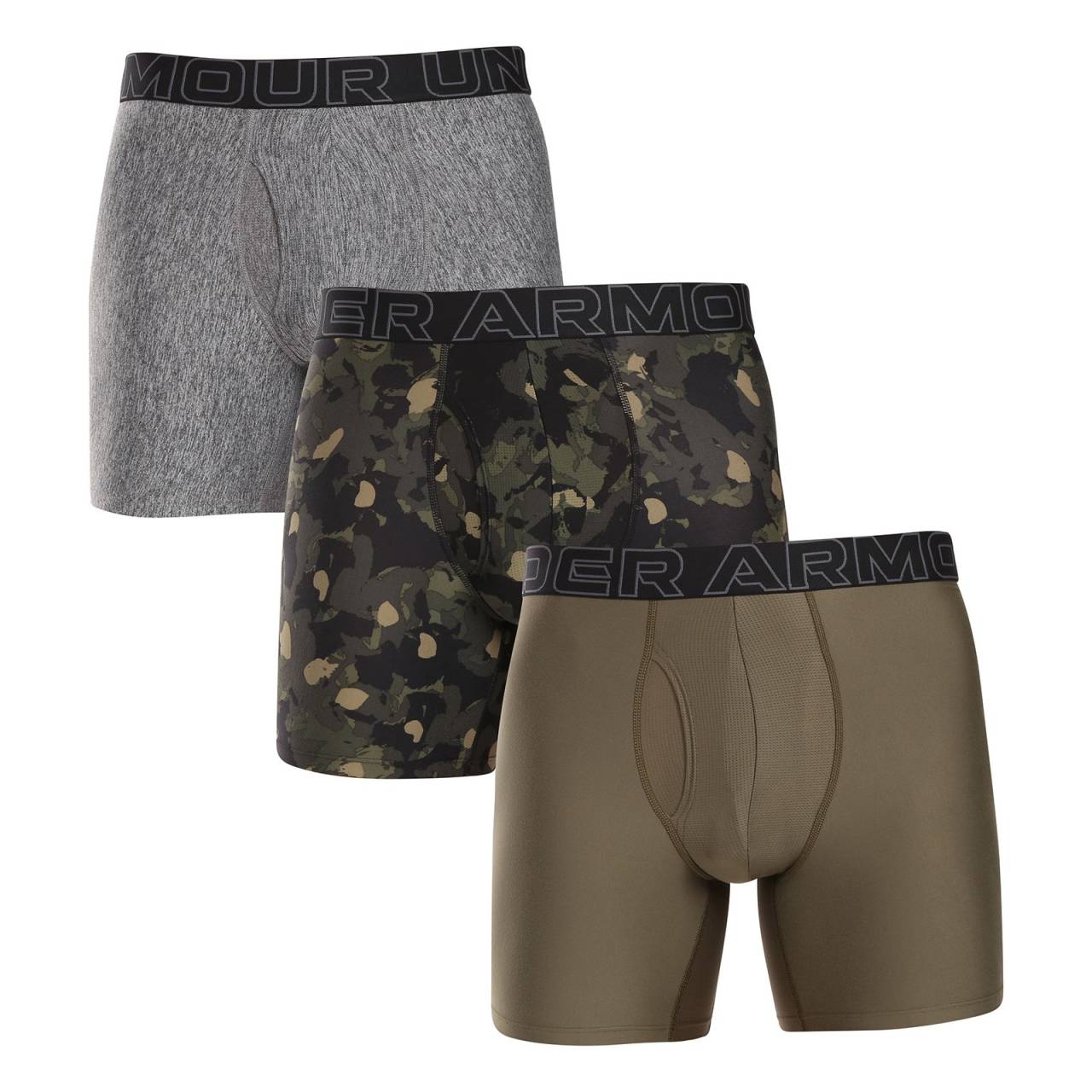 3PACK Moške boksarice Under Armour večbarvne (1383879 391) 4XL.