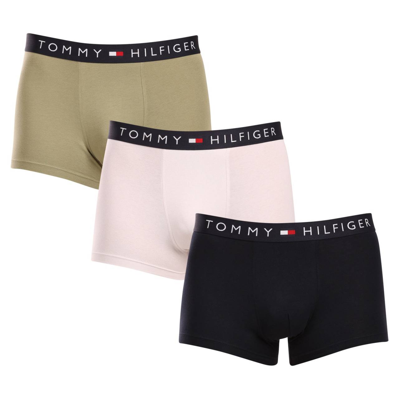 3PACK pánske boxerky Tommy Hilfiger viacfarebné (UM0UM03180 0XT) L, trenky.
Boxerky Tommy Hilfiger 