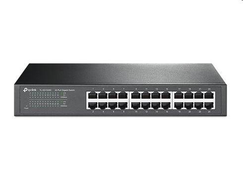 tp-link TL-SG1024D, 24 port Gigabit Desktop/Rack Switch, 24x 10/100/1000M RJ45 ports, 13