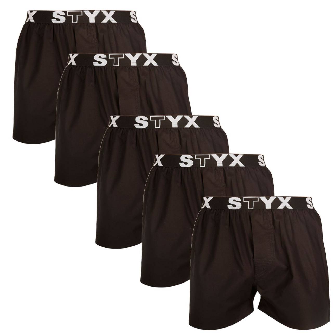 5PACK pánske trenky Styx športová guma čierne (5B960) L, trenírky.
Farebné bavlnené šortky pre každodenné pohodlie
Pánske šortky Styx sú vyrobené zo 100 % bavlny.
Česká značka Styx ponúka zábavu a prvotriednu kvalitu
Spodná bielizeň Styx je obľúbená najmä u tých, pre ktorých je dôležitá osobnosť.