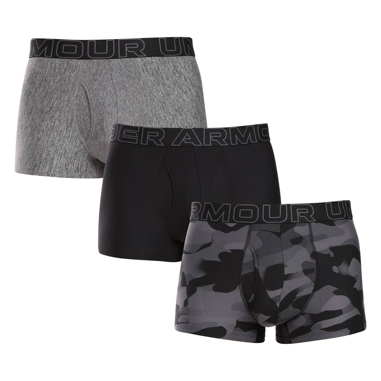 3PACK pánske boxerky Under Armour viacfarebné (1383883 001) M, trenky.
Hľadáte kvalitné boxerky z funkčného materiálu?
 
Značku Under Armour nemusíme dlho predstavovať, ich kvalitné materiály sú skvelé.
A ako je to s praním?