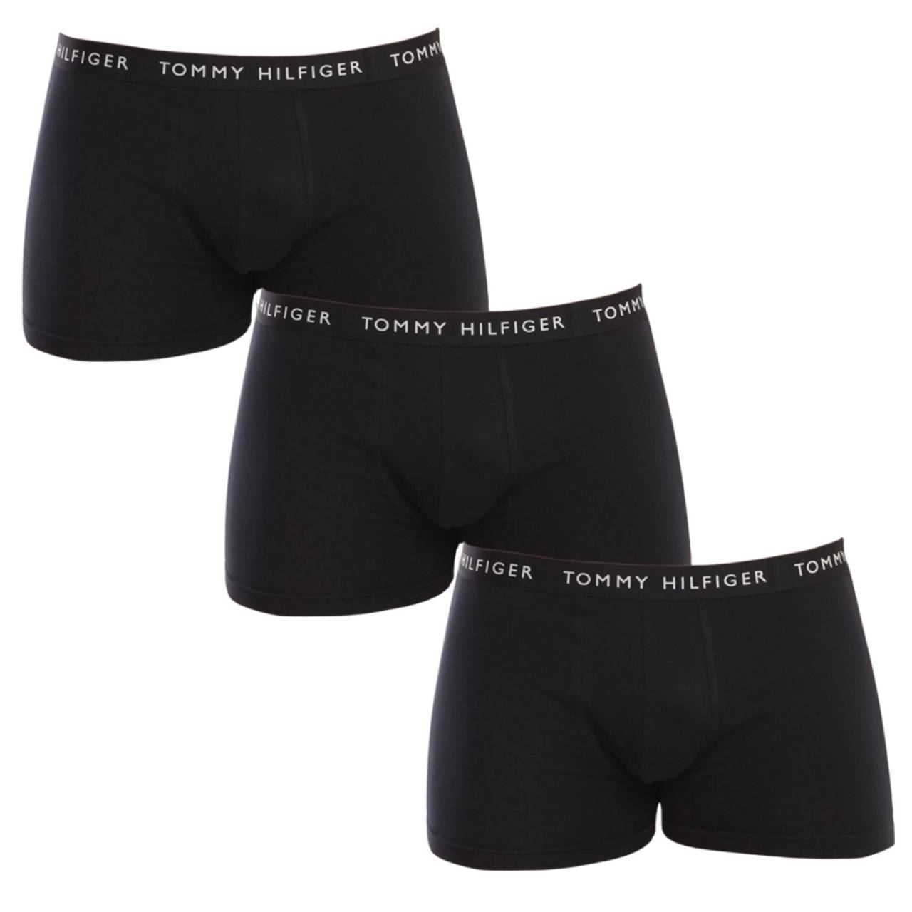 3PACK moške boksarice Tommy Hilfiger temno modre (UM0UM02203 0SF) L.
Privoščite si brezčasen slog in vrhunsko udobje z moškimi boksericami Tommy Hilfiger.
Vrhunski material za maksimalno udobje
Boksarice Tommy Hilfiger so izdelane iz mehkega, na otip prijetnega bombaža z dodatkom elastana, ki jim daje prožnost in trpežnost.
Ikoničen slog in natančen kroj
Bokserji imajo daljše noge, ki se ne zvijajo, ter zagotavljajo zadostno pokritost in udobje.
Zakaj ne smete zamuditi boksaric Tommy Hilfiger

Vrhunski bombaž z elastanom: Mehke, zračne in udobne za celodnevno nošenje.
Daljše noge in elastičen pas: Stabilnost, slog in brez premikanja.
Elegantna in brezčasna zasnova: Odlično za vsak dan in posebne priložnosti.

Spodnje perilo Tommy Hilfiger je zagotovilo najvišje kakovosti
Blagovna znamka Tommy Hilfiger je pred skoraj 40 leti postala ikona ameriškega oblačenja, njena barvita paleta modre, rdeče in bele barve pa je prepoznavna že na prvi pogled.
Kako skrbeti za bokserje Tommy Hilfiger

Pralnica: Per pri 30 °C.
Sušenje: Bokserje lahko sušite v sušilnem stroju pri nizki temperaturi.
Likanje: Po potrebi jih lahko likate pri nižji temperaturi.

Nasvet: Iskanje popolnega spodnjega perila je včasih lahko izziv.