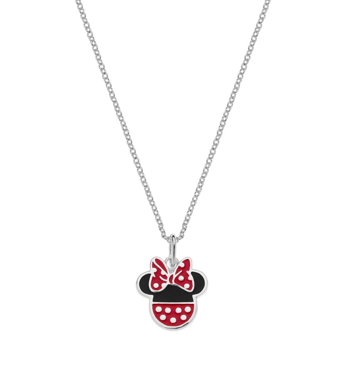 Disney Krásny strieborný náhrdelník Minnie Mouse NS00028SL-157.CS.