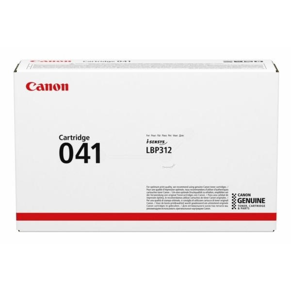 Canon 041BK čierný (black) originálny toner.
Originálny toner = záruka priamo od výrobcu tlačiarne
100 % použitie v tlačiarni - bezproblémové fungovanie s vašou tlačiarňou
Použitím originálnej náplne predlžujete životnosť tlačiarne
Osvedčená špičková kvalita - vysoko kvalitná a spoľahlivá tlač originálnou tlačovou kazetou od prvej do poslednej stránky
Trvalé a profesionálne výsledky tlače - dlhodobá udržateľnosť tlače
Kratšia prodleva pri tlači stránok
Garancia Vašej spokojnosti s použitím našej originálnej náplne
Zabezpečujeme bezplatnú recykláciu originálnych náplní
Zlyhanie náplne v menej ako 1% prípadov
Jednoduchá a rýchla výmena náplne

Kód výrobcu: 0452C002