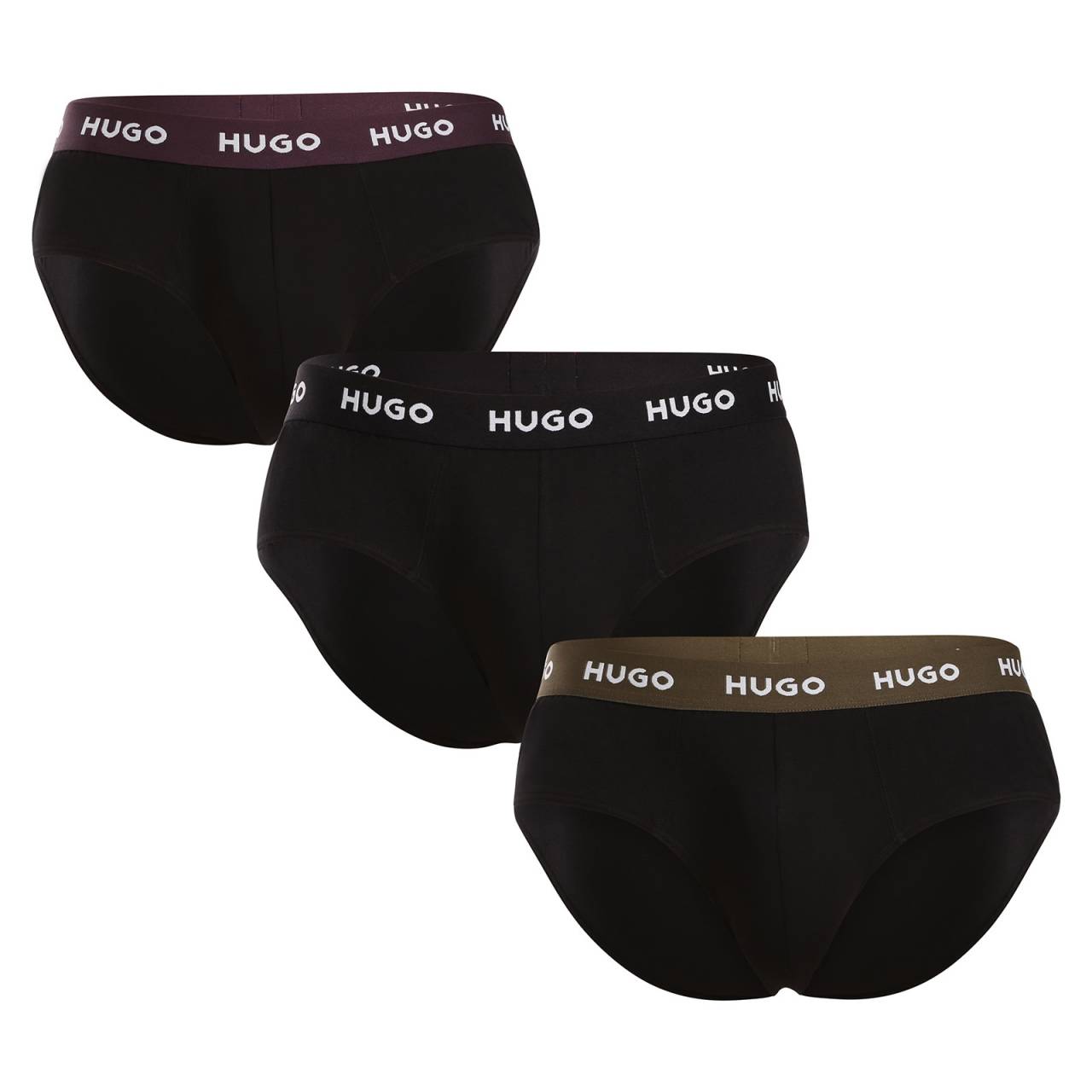 3PACK pánske slipy HUGO čierné (50517879 989) S.
Zvoľte osvedčenú klasiku s moderným nádychom vďaka pánskym slipom HUGO.
Kvalitný materiál pre celodenné nosenie
Slipy sú vyrobené z kombinácie bavlny a elastanu.
Dizajn a štýl pre každodenné pohodlie
Jednoduchý dizajn doplnený tkanou gumou s logom HUGO vytvára moderný a sebavedomý vzhľad.
Prečo by slipy HUGO nemali chýbať vo vašom šatníku

Vysoko kvalitný bavlnený materiál: Priedušný, mäkký a šetrný k pokožke.
Dômyslený strih na každodenné nosenie: Slipy skvele sedia a držia tvar aj po viacerých praniach.
Elegantný tkaný guma: Decentný, ale štýlový dizajn, ktorý sa hodí ku každému outfitu.

Spodná bielizeň Hugo pre milovníkov pohodlia a luxusu
Značka spodnej bielizne Hugo patrí do rodiny oblečenia Hugo Boss a vyniká rovnako kvalitnými materiálmi a precíznou spracovanosťou.
Ako sa starať o slipy HUGO
Aby ti tvoje obľúbené spodné prádlo vydržalo dlho v skvelom stave, odporúčame dodržiavať nasledujúce pokyny.

Pranie: Per slipy na 40 ° C s jemnými pracími prostriedkami.
Sušenie: Výrobca povoľuje sušenie v sušičke – používaj ale nízku teplotu a šetrný program.
Žehlenie: Slipy môžeš žehliť na nízku teplotu vhodnú pre bavlnu.

Tip: Tvoje obľúbené spodné prádlo si zaslúži jemné zaobchádzanie.