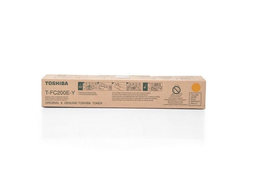 Toshiba 6AJ00000131 žltý (yellow) originálny toner.
Originálny toner = záruka priamo od výrobcu tlačiarne
100 % použitie v tlačiarni - bezproblémové fungovanie s vašou tlačiarňou
Použitím originálnej náplne predlžujete životnosť tlačiarne
Osvedčená špičková kvalita - vysoko kvalitná a spoľahlivá tlač originálnou tlačovou kazetou od prvej do poslednej stránky
Trvalé a profesionálne výsledky tlače - dlhodobá udržateľnosť tlače
Kratšia prodleva pri tlači stránok
Garancia Vašej spokojnosti s použitím našej originálnej náplne
Zabezpečujeme bezplatnú recykláciu originálnych náplní
Zlyhanie náplne v menej ako 1% prípadov
Jednoduchá a rýchla výmena náplne

Kód výrobcu: 6AJ00000131