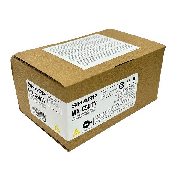 Sharp MXC50TY žltý (yellow) originálny toner.
Originálny toner = záruka priamo od výrobcu tlačiarne
100 % použitie v tlačiarni - bezproblémové fungovanie s vašou tlačiarňou
Použitím originálnej náplne predlžujete životnosť tlačiarne
Osvedčená špičková kvalita - vysoko kvalitná a spoľahlivá tlač originálnou tlačovou kazetou od prvej do poslednej stránky
Trvalé a profesionálne výsledky tlače - dlhodobá udržateľnosť tlače
Kratšia prodleva pri tlači stránok
Garancia Vašej spokojnosti s použitím našej originálnej náplne
Zabezpečujeme bezplatnú recykláciu originálnych náplní
Zlyhanie náplne v menej ako 1% prípadov
Jednoduchá a rýchla výmena náplne

Kód výrobcu: MXC50TY