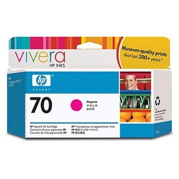 HP 70 C9453A purpurová (magenta) originálna cartridge.
Originálna cartridge = záruka priamo od výrobcu tlačiarne
100 % použitie v tlačiarni - spoľahlivá a bezproblémová tlač
Použitím originálnej náplne predlžujete životnosť tlačiarne
Overená špičková kvalita - jasný a čitateľný text, jemná grafika, kvalitnejšie obrázky
Použitie originálnej kazety ponúka rýchly a vysoký výkon a pritom stabilné výsledky = EFEKTÍVNA TLAČ
Jednoduchá inštalácia a údržba
Zabezpečujeme bezplatnú recykláciu originálnych náplní
Garancia Vašej spokojnosti s použitím našej originálnej náplne

Kód výrobcu: C9453A