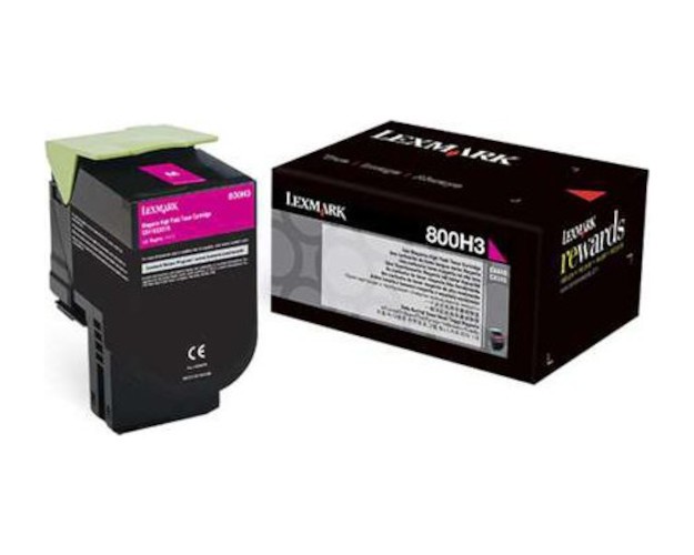 Lexmark 80C0H30 purpurový (magenta) originálny toner.
Originálny toner = záruka priamo od výrobcu tlačiarne
100 % použitie v tlačiarni - bezproblémové fungovanie s vašou tlačiarňou
Použitím originálnej náplne predlžujete životnosť tlačiarne
Overená špičková kvalita - vysoko kvalitná a spoľahlivá tlač originálnou tlačovou kazetou od prvej do poslednej stránky
Trvalé a profesionálne výsledky tlače - dlhodobá udržateľnosť tlače
Kratšia prodleva pri tlači stránok
Garancia Vašej spokojnosti s použitím našej originálnej náplne
Zabezpečujeme bezplatnú recykláciu originálnych náplní
Zlyhanie náplne v menej ako 1% prípadov
Jednoduchá a rýchla výmena náplne

Kód výrobcu: 80C0H30