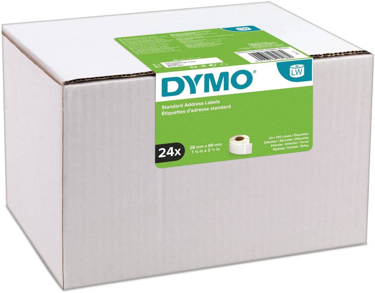 Dymo S0722360 papierové štítky 89mm x 28mm, biele, adresné, 24 x 130 ks.
Originálna papierová rolka Dymo = záruka náplne priamo od výrobcu tlačiarne štítkov
100% použitie so štítkovačom - bezproblémové fungovanie
Etikety sú odolné proti vode, oleju a poškriabaniu
Osvedčená špičková kvalita - veľmi kvalitné a trvanlivé výsledky
Ideálne pre kancelárie aj domácnosti - vždy profesionálne označenie
Originálna rolka je kompatibilná s mnohými druhmi tlačiarní Dymo LabelWriter
Garancia Vašej spokojnosti s použitím našej originálnej náplne

Kód výrobcu: S0722360
