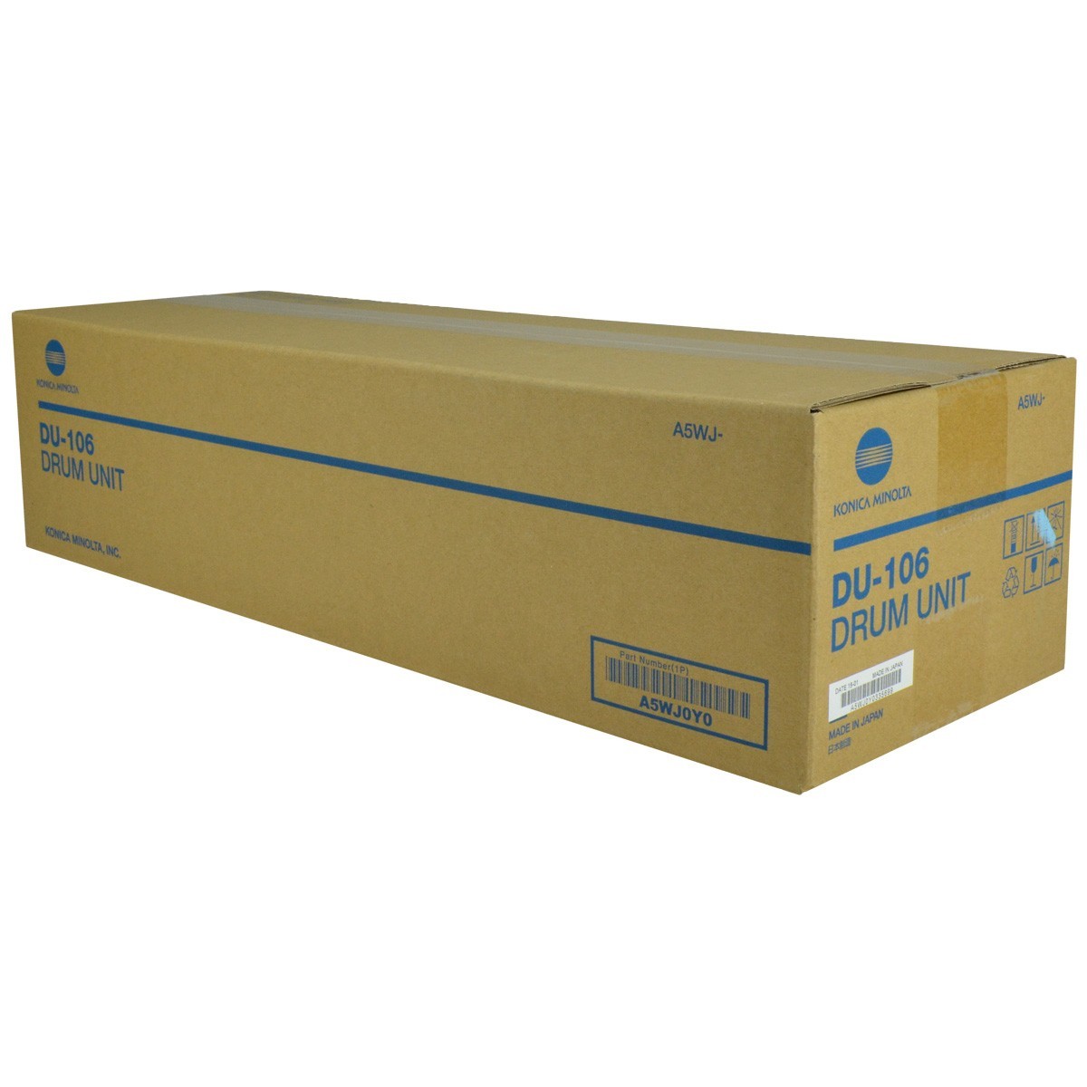 Konica Minolta DU-106 A5WJ0Y0 čierna (black) originálna valcová jednotka.
Originálna valcová jednotka = záruka priamo od výrobcu tlačiarne
100 % použitie v tlačiarni - bezproblémové fungovanie s vašou tlačiarňou
Použitím originálneho valca predlžujete životnosť tlačiarne
Overená špičková kvalita - originálna tlačová (valcová) kazeta poskytuje mimoriadne výsledky
Trvalé a profesionálne výsledky tlače - dlhodobá udržateľnosť tlače
Produktivita tlače - rovnaká tlač po celú životnosť valca
Maximálna jednoduchá obsluha rovná sa efektívna tlač
Garancia Vašej spokojnosti s použitím našej originálnej valcovej jednotky
Zabezpečujeme bezplatnú recykláciu originálnych náplní

Kód výrobcu: A5WJ0Y0