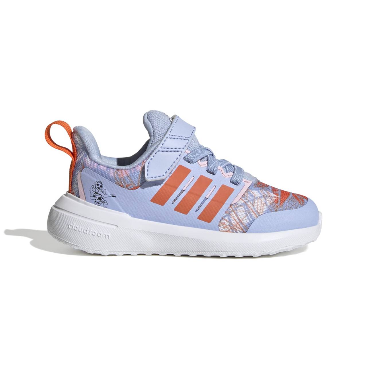 adidas x Disney FortaRun 2.0 Moana Cloudfoam Elastic Lace Top Strap Shoes 20.