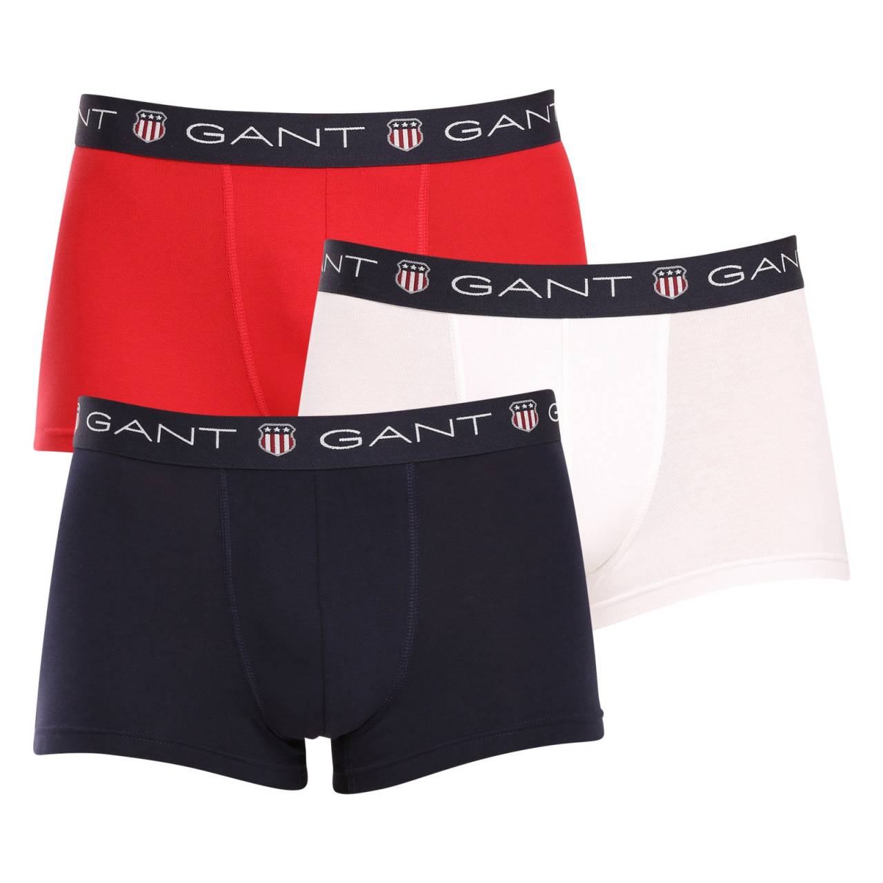 3PACK pánske boxerky Gant viacfarebné (902333083-618) L, trenky.
Hľadáte komfortné pánske spodné prádlo?
 
Pánske boxerky GANT sú vyrobené z kvalitne bavlny a prímesi elastanu, v páse majú príjemnú všitú gumu, ktorá nikde neškrtí ani neškriabe, navyše má kontrastnou gumu s nápisom GANT, nohavičky majú dole mäkké lemy.
Viac sa dozviete nižšie v klasických informáciách o produkte.