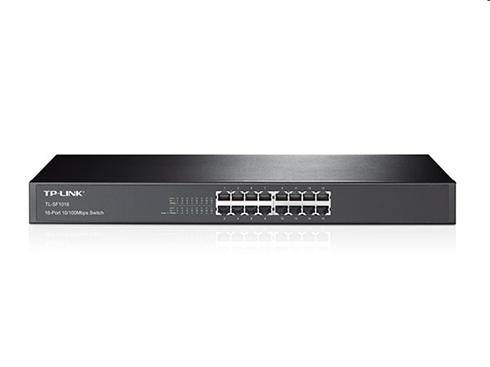 tp-link TL-SF1016, 16 port Rack Switch, 16x 10/100M RJ45 ports, 1U 19