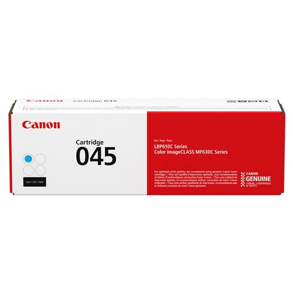 Canon 045C (1241C002) azúrový (cyan) originálny toner.
 
Prečo kúpiť našu originálnu náplň?
 
 

Originálny toner = záruka priamo od výrobcu tlačiarne
100% použitie v tlačiarni - bezproblémové fungovanie s vašou tlačiarňou
Použitím originálnej náplne predlžujete životnosť tlačiarne
Osvedčená špičková kvalita - vysokokvalitná a spoľahlivá tlač originálnou tlačovou kazetou od prvej do poslednej stránky
Trvalé a profesionálne výsledky tlače - dlhodobá udržateľnosť tlače
Kratšie zdržanie pri tlači stránok
Garancia Vašej spokojnosti pri použití našej originálnej náplne
Zabezpečujeme bezplatnú recykláciu originálnych náplní
Zlyhanie náplne v menej ako 1% prípadov
Jednoduchá a rýchla výmena náplne
1241C002