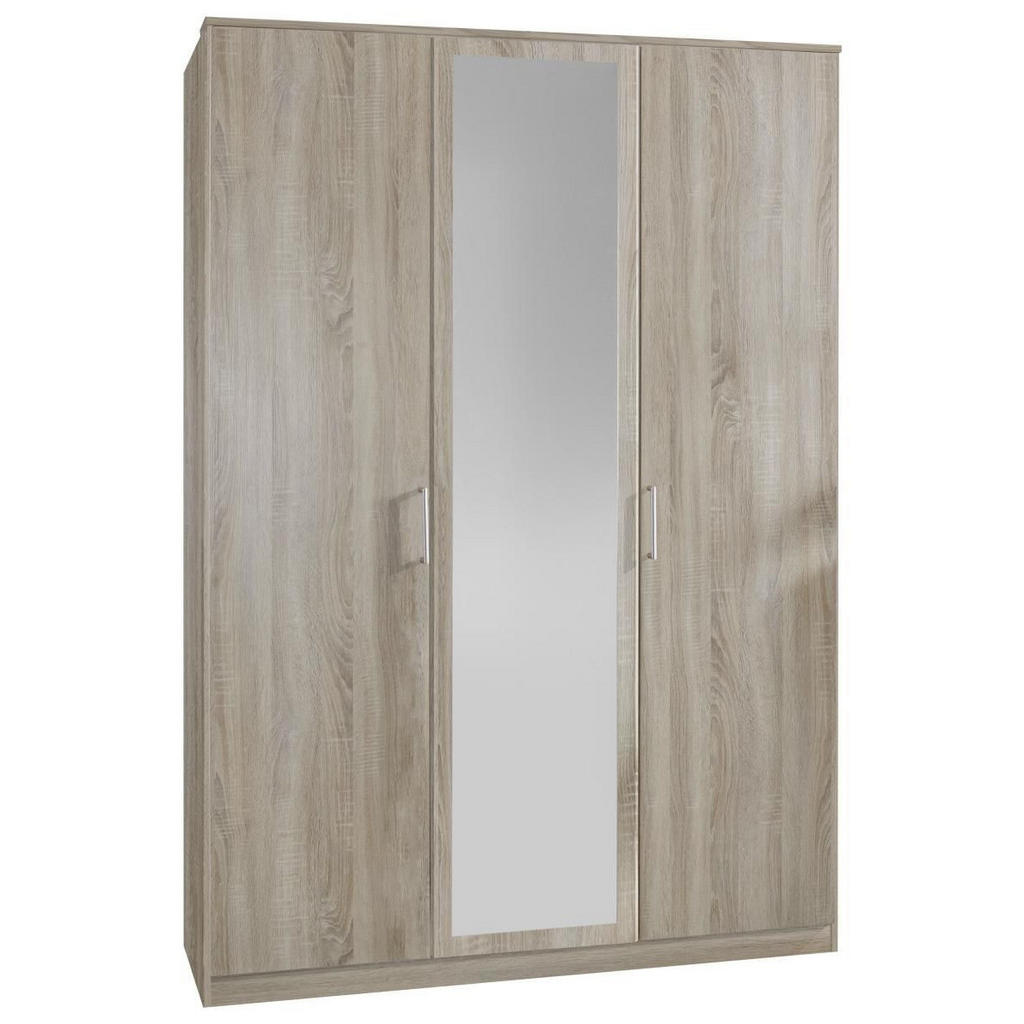 MID.YOU SKRIŇA S OTOČNÝMI DVERAMI, farba duba, 135/199/58 cm.