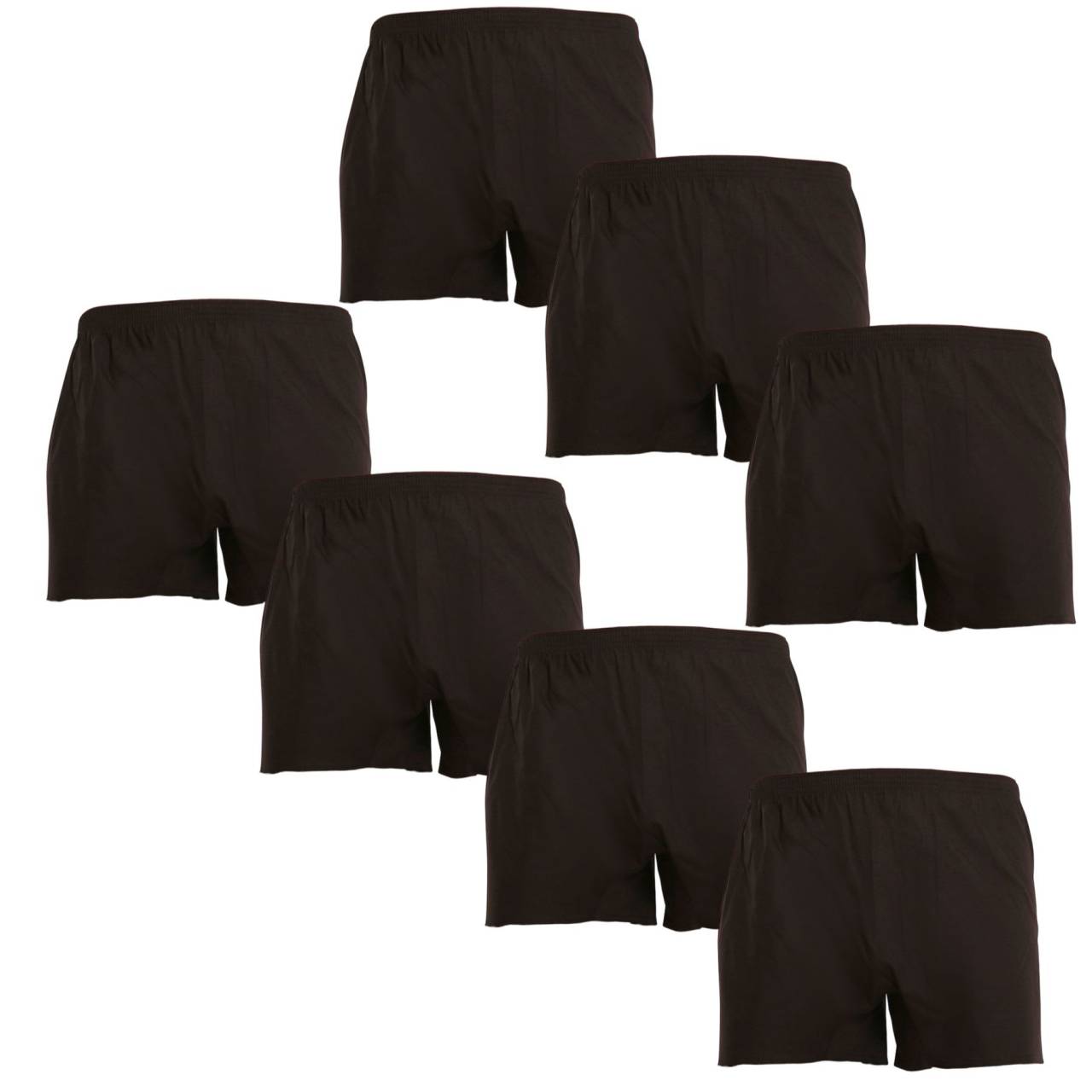 7PACK Caleçons homme Nedeto noir (7NDTT001) M.