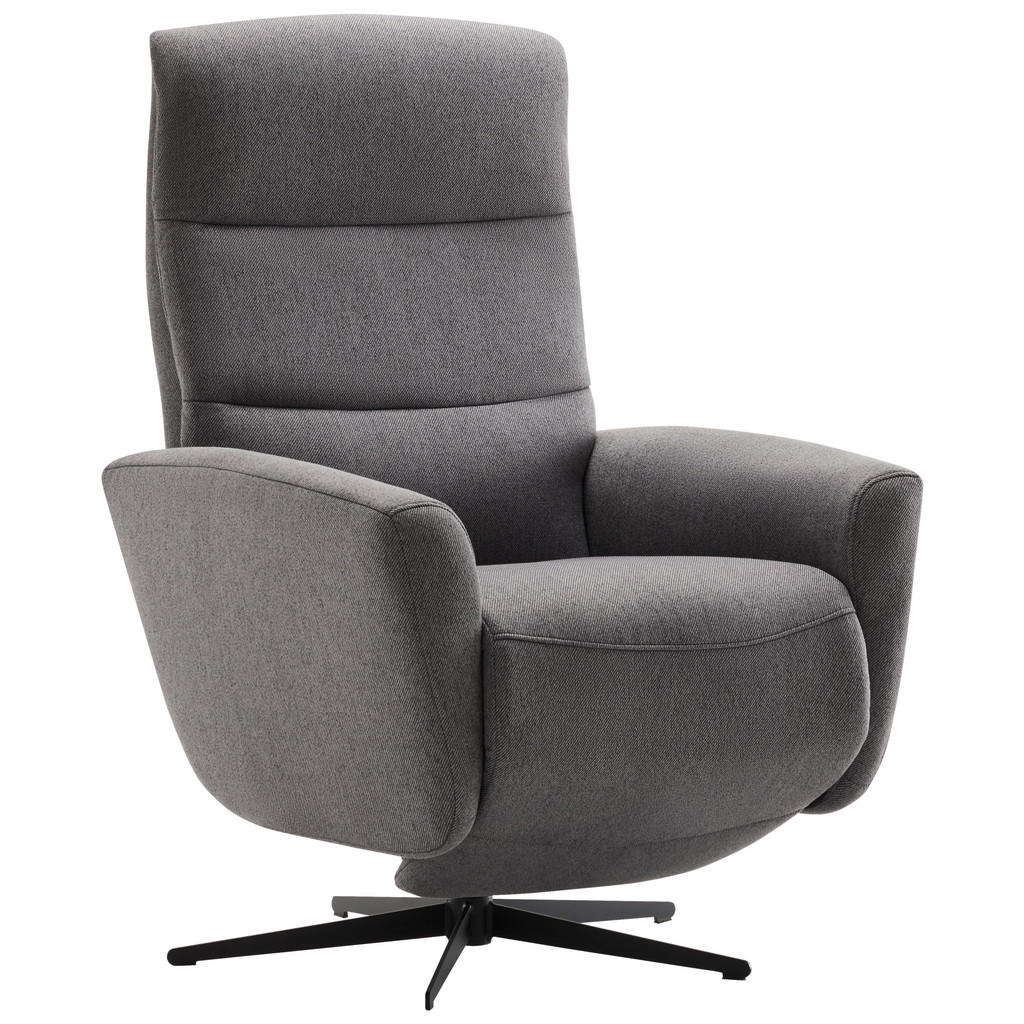 Livetastic RELAXAČNÉ KRESLO, textil, tmavosivá.