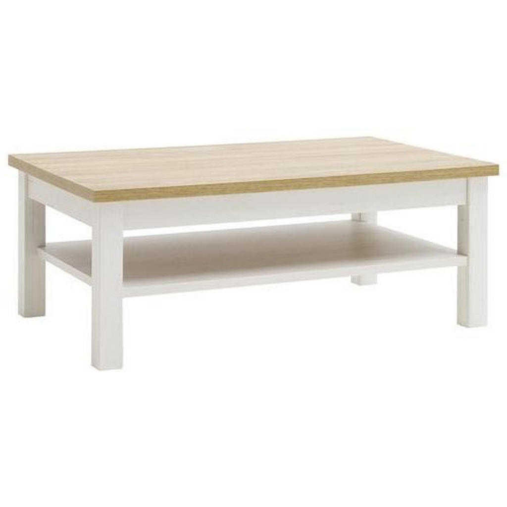 Livetastic KONFERENČNÝ STOLÍK, biela, farba duba, kompozitné drevo, 114/70/46 cm.