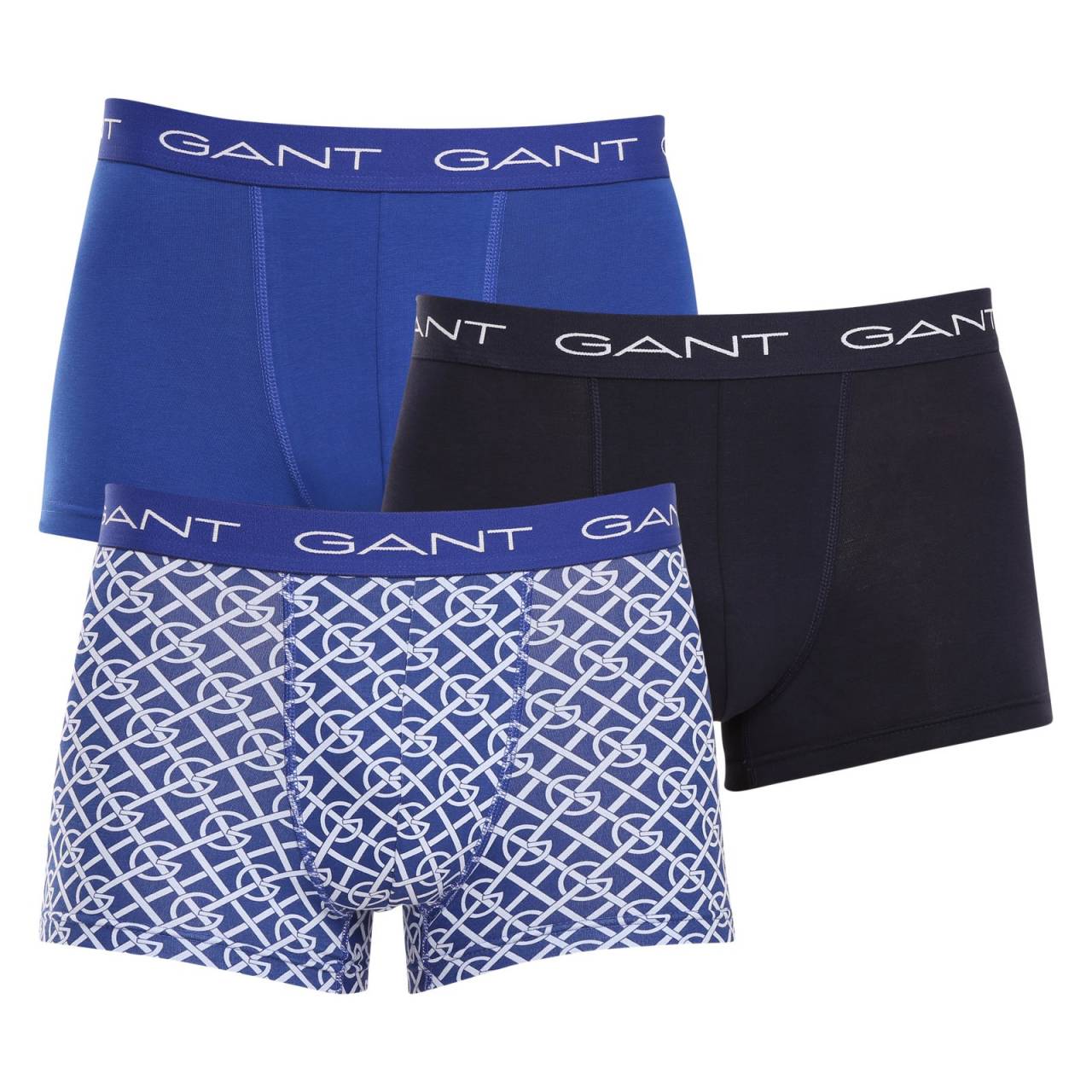 3PACK boxer uomo Gant multicolore (902333013-436) M.
Puntate sul comfort e su un look senza tempo con i boxer da uomo di GANT in una combinazione di colori intramontabile.
Materiale pregiato per un comfort quotidiano
I boxer sono realizzati in misto cotone ed elastan di alta qualità.
Design moderno per il lavoro e l'appuntamento serale
Il design semplice è completato da una fascia in vita con il logo GANT, che è morbida e non preme.
Perché dovreste assolutamente provare i boxer GANT

Materiale di qualità e vestibilità comoda: il morbido cotone con elastan garantisce comfort e un'ottima vestibilità.
Design elegante e minimalista: La combinazione di colori classici e il logo in gomma hanno un aspetto elegante e moderno.
Utilizzo versatile: Ideale per l'abbigliamento quotidiano, il lavoro, lo sport e il tempo libero.

Intimo GANT per uomini di stile
Dal 1949, il marchio GANT è sinonimo di precisione nella lavorazione e qualità dei materiali.
Come prendersi cura dei boxer da uomo GANT
Per assicurarvi che il vostro bucato rimanga in ottime condizioni per molto tempo, vi consigliamo i seguenti consigli.

Lavanderia: La penna ha una temperatura massima di 40 °C.
Asciugatura: È possibile asciugare i boxer in asciugatrice - si consiglia di impostare il programma delicato a una temperatura più bassa.
Stiratura: Se necessario, si possono stirare a bassa temperatura, possibilmente al rovescio.

Suggerimento: Trovare il capo di biancheria intima che vi calzi a pennello può essere una sfida.