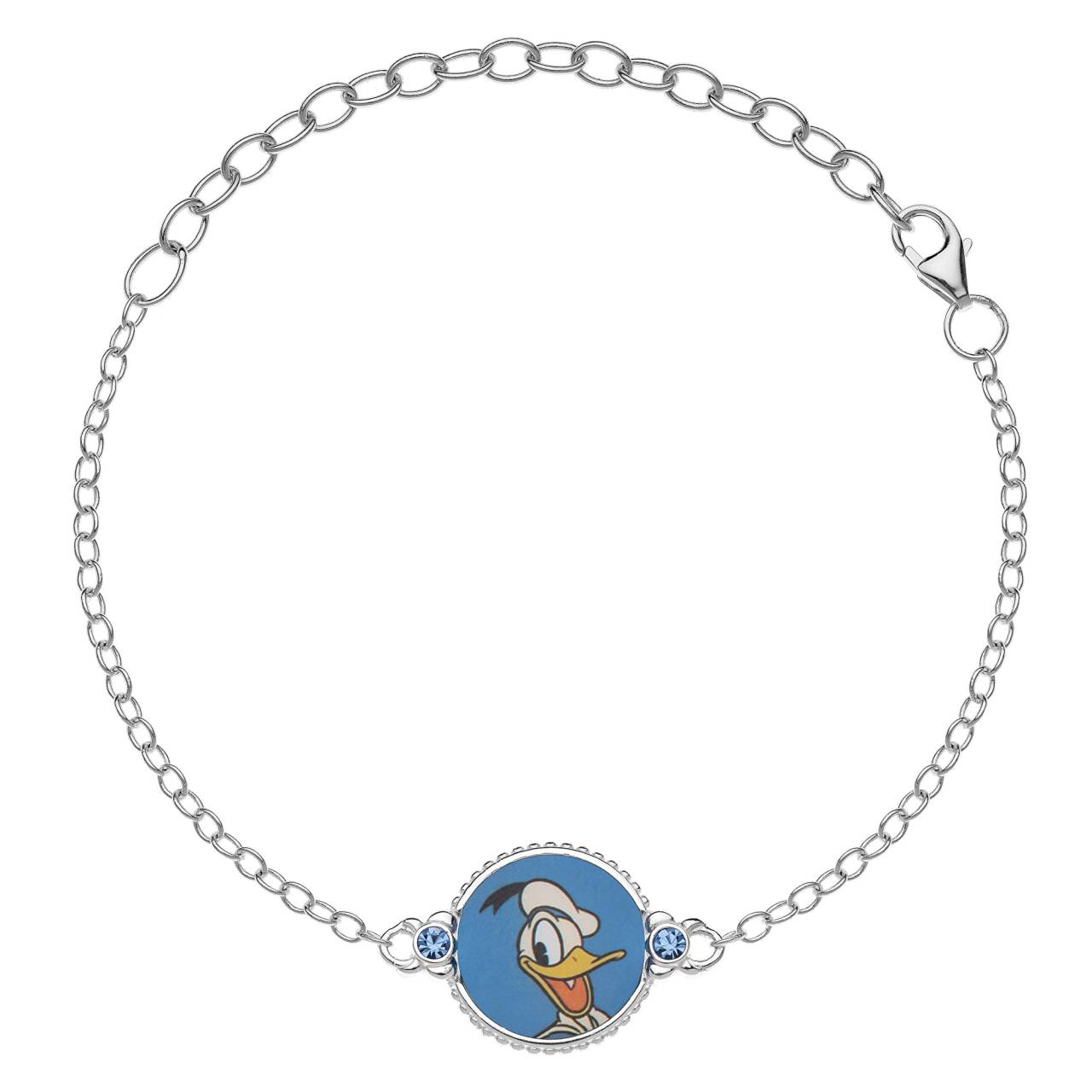 Disney Strieborný náramok Donald Duck BS00022SRJL-5.CS.