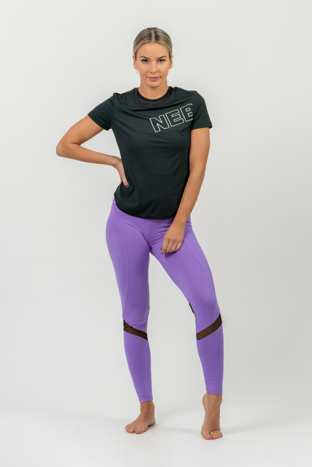 NEBBIA FIT Activewear Functional T-shirt with Short Sleeves XS.