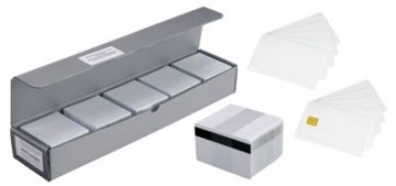 Plastic cards C5201, re-writable, 100 pcs..