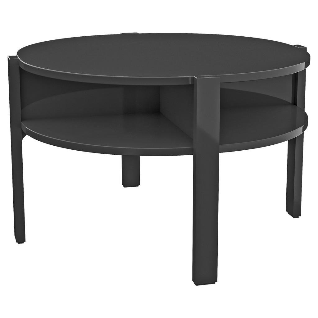 Ti'me KONFERENČNÝ STOLÍK, čierna, kompozitné drevo, 74,4/74,4/45,5 cm.