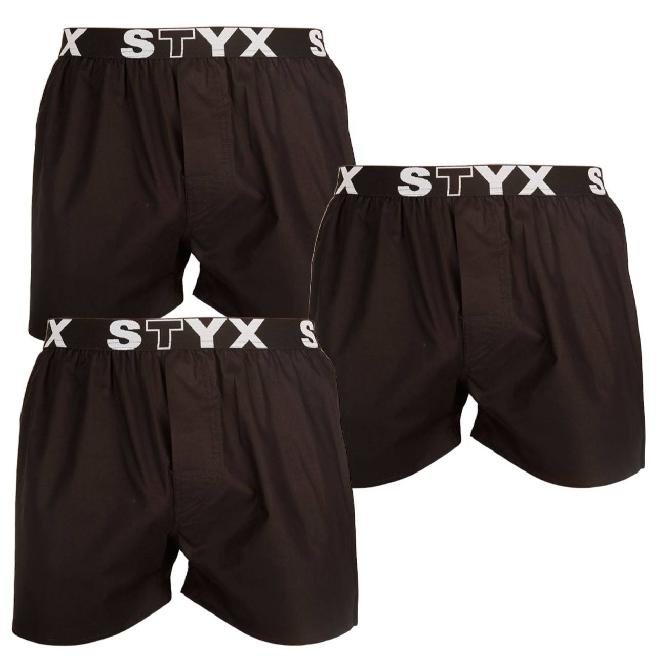 3PACK short hombre Styx sport elastico negro (3B960) M.
Los pantalones cortos Styx para hombre con elástico deportivo tejido son la elección ideal para los hombres que buscan una combinación de comodidad, estilo y practicidad.
Algodón de calidad para un confort natural
Los pantalones cortos están hechos de algodón 100%, conocido por su suavidad y transpirabilidad.
Corte de precisión y diseño deportivo
Los pantalones cortos Styx están diseñados para ofrecerte la máxima comodidad y estilo en cada detalle.
Por qué probar los pantalones cortos Styx

Calidad checa: Los pantalones cortos se diseñan y fabrican en la República Checa, lo que garantiza una elaboración precisa.
Estilo y comodidad: Diseño deportivo moderno y material natural que no te defraudará.

La ropa interior Styx es una de las más populares
La marca checa Styx es conocida entre los clientes sobre todo por sus pantalones cortos con estampados novedosos en colores atrevidos.
Cómo cuidar tus pantalones cortos Styx
Para disfrutar durante mucho tiempo de la comodidad de los pantalones cortos Styx, te recomendamos que sigas las siguientes pautas.

Lavandería: Lavar a 30°C con un detergente suave para mantener el algodón suave y cómodo.
Secado: Evite la secadora y déjelos secar al aire libre.
Planchado: Si es necesario, puedes plancharlos a baja temperatura para mantener su aspecto perfecto.

Consejo: Conviértete en una experta en mantenimiento de lencería con los consejos de nuestro artículo y dale a tus prendas favoritas el cuidado que se merecen.