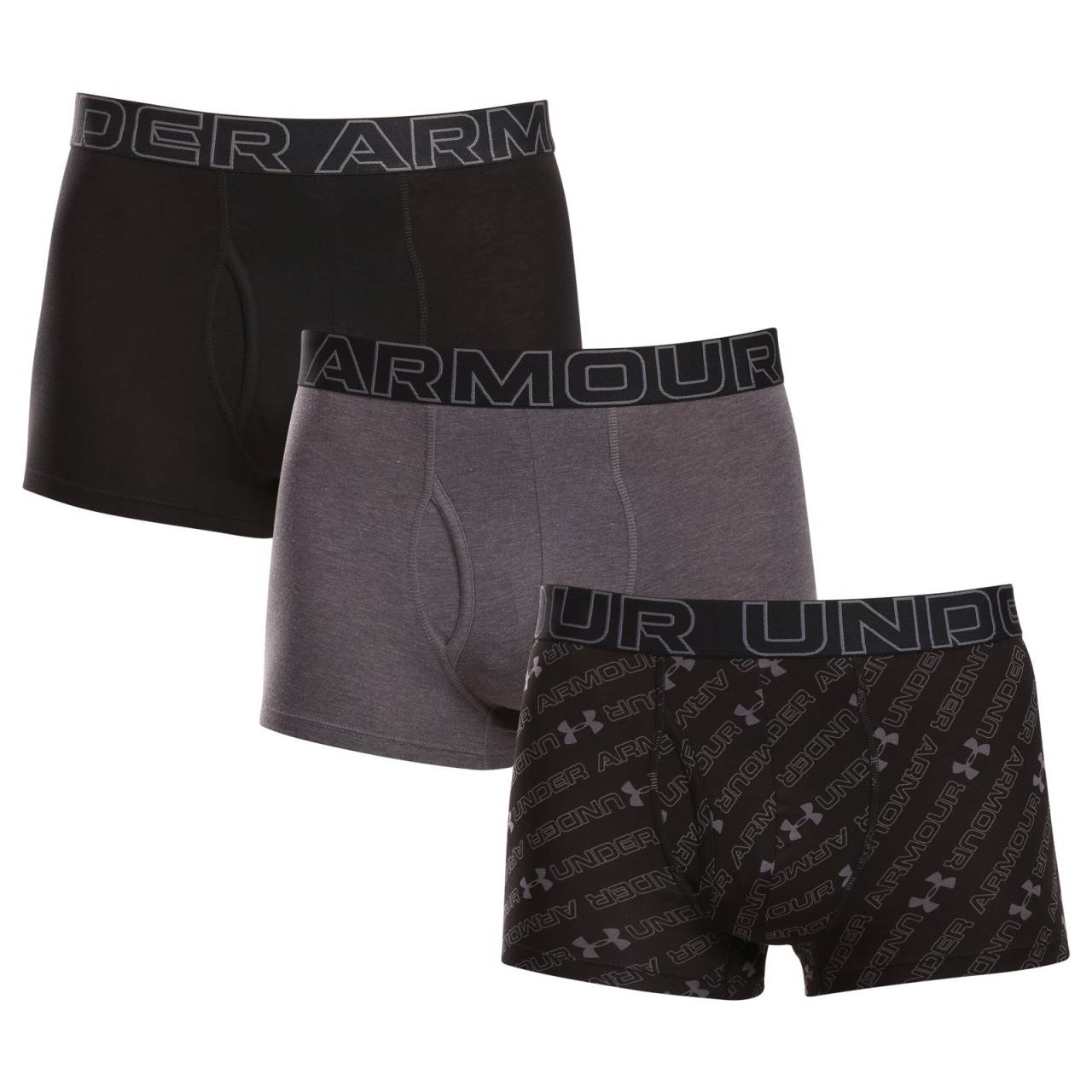 3PACK pánske boxerky Under Armour viacfarebné (1383892 001) 3XL, trenky.
Hľadáte kvalitné boxerky z funkčného materiálu?
 
Značku Under Armour nemusíme dlho predstavovať, ich kvalitné materiály sú skvelé.
A ako je to s praním?