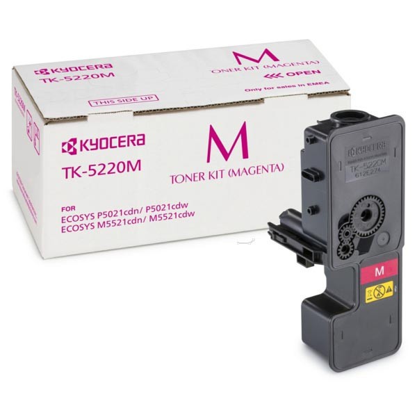 Kyocera Mita TK-5220M purpurový (magenta) originálny toner.
Originálny toner = záruka priamo od výrobcu tlačiarne
100 % použitie v tlačiarni - bezproblémové fungovanie s vašou tlačiarňou
Použitím originálnej náplne predlžujete životnosť tlačiarne
Osvedčená špičková kvalita - vysoko kvalitná a spoľahlivá tlač originálnou tlačovou kazetou od prvej do poslednej stránky
Trvalé a profesionálne výsledky tlače - dlhodobá udržateľnosť tlače
Kratšia prodleva pri tlači stránok
Garancia Vašej spokojnosti s použitím našej originálnej náplne
Zabezpečujeme bezplatnú recykláciu originálnych náplní
Zlyhanie náplne v menej ako 1% prípadov
Jednoduchá a rýchla výmena náplne

Kód výrobcu: 1T02R9BNL1