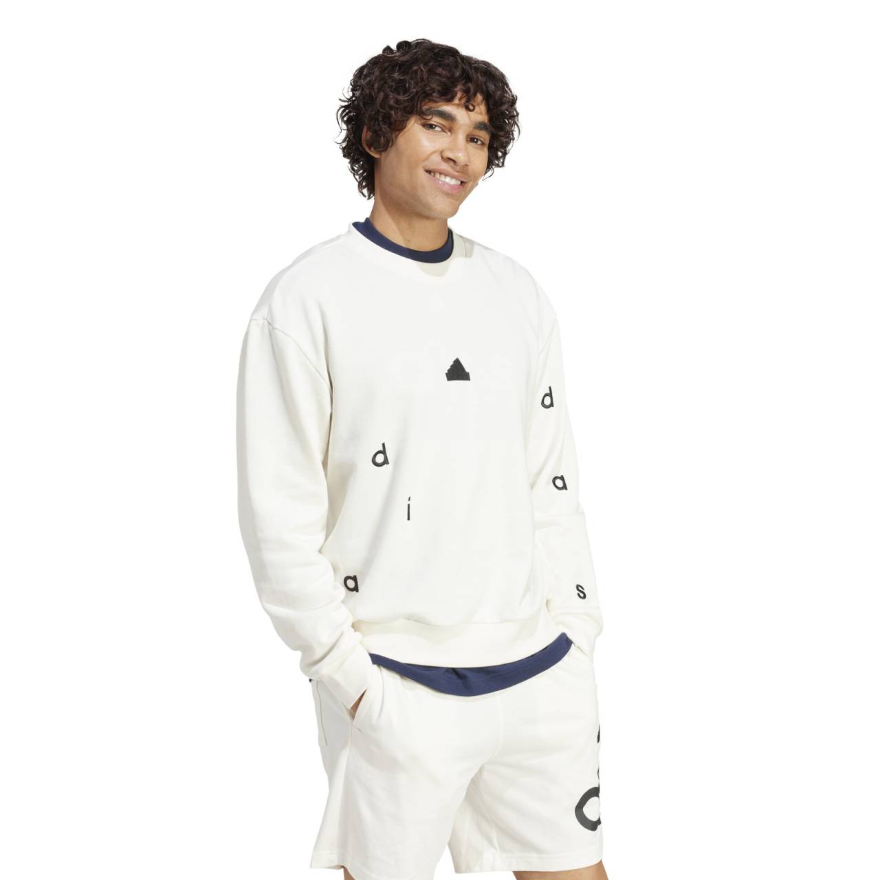 adidas Embroidered French Terry Sweatshirt XL.