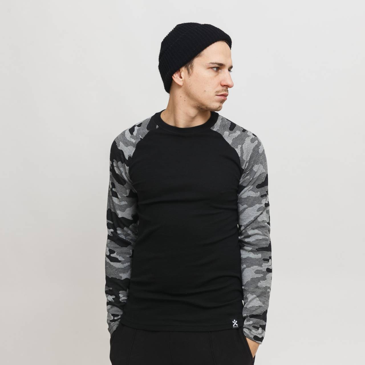 Bula Camo Merino Wool Crew S.