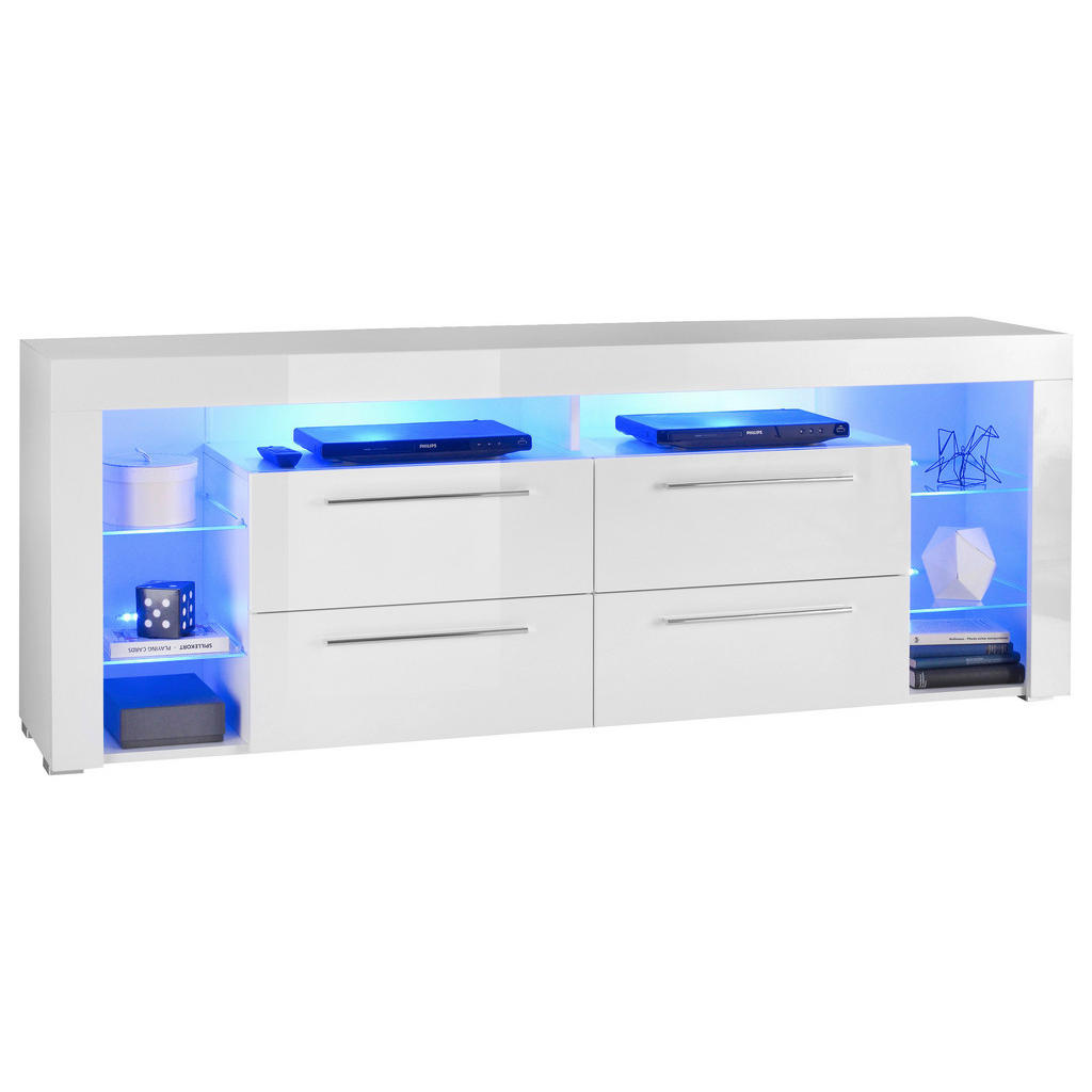 MID.YOU TV DIEL, biela, 179/67/44 cm.