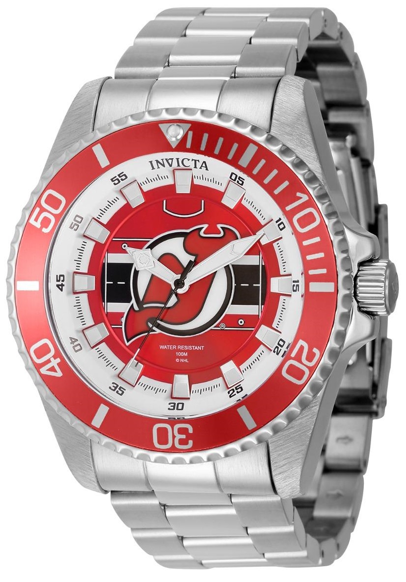 Invicta Invicta NHL New Jersey Devils Quartz 42253.