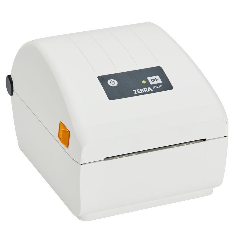 Zebra ZD230 ZD23W42-30EC00EZ TT, 8 dots/mm (203 dpi), label printer, EPLII, ZPLII, USB, Ethernet, white (Successor GC420t).