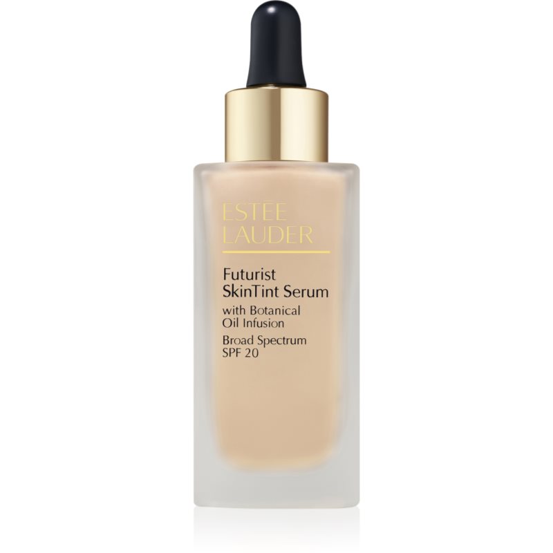 Estée Lauder Futurist SkinTint Serum Foundation With Botanical Oil Infusion SPF 20 ošetrujúci make-up SPF 20 odtieň 0N1 Alabaster 30 ml.