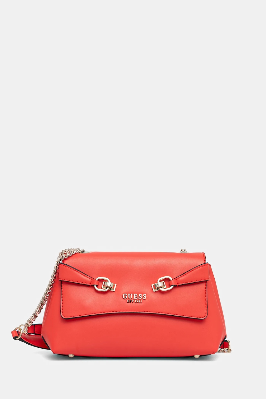 Kabelka Guess LORELEI červená farba, HWVG96 39210.