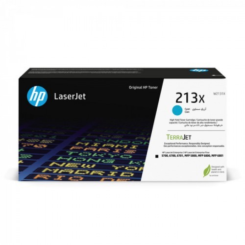 HP 213Y W2131Y azúrový (cyan) originálny toner.
Originálny toner = záruka priamo od výrobcu tlačiarne
100 % použitie v tlačiarni - bezproblémové fungovanie s vašou tlačiarňou
Použitím originálnej náplne predlžujete životnosť tlačiarne
Osvedčená špičková kvalita - vysoko kvalitná a spoľahlivá tlač originálnou tlačovou kazetou od prvej do poslednej stránky
Trvalé a profesionálne výsledky tlače - dlhodobá udržateľnosť tlače
Kratšia prodleva pri tlači stránok
Garancia Vašej spokojnosti s použitím našej originálnej náplne
Zabezpečujeme bezplatnú recykláciu originálnych náplní
Zlyhanie náplne v menej ako 1% prípadov
Jednoduchá a rýchla výmena náplne

Kód výrobcu: W2131Y