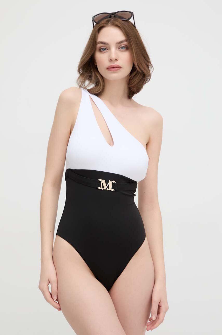 Jednodielne plavky Max Mara Beachwear čierna farba,jemne vystužený košík,2416831099600.