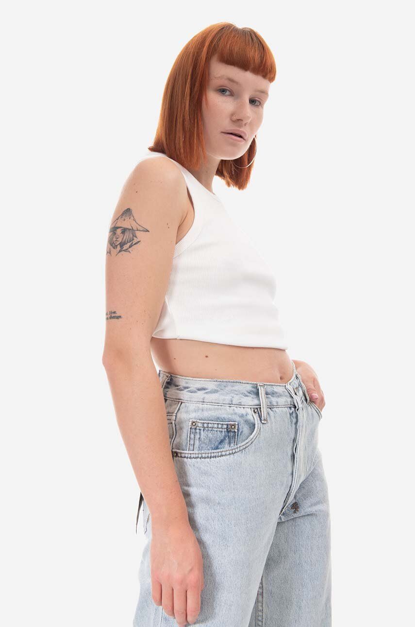 Top KSUBI WPS23FT002-WHITE, dámsky, biela farba.