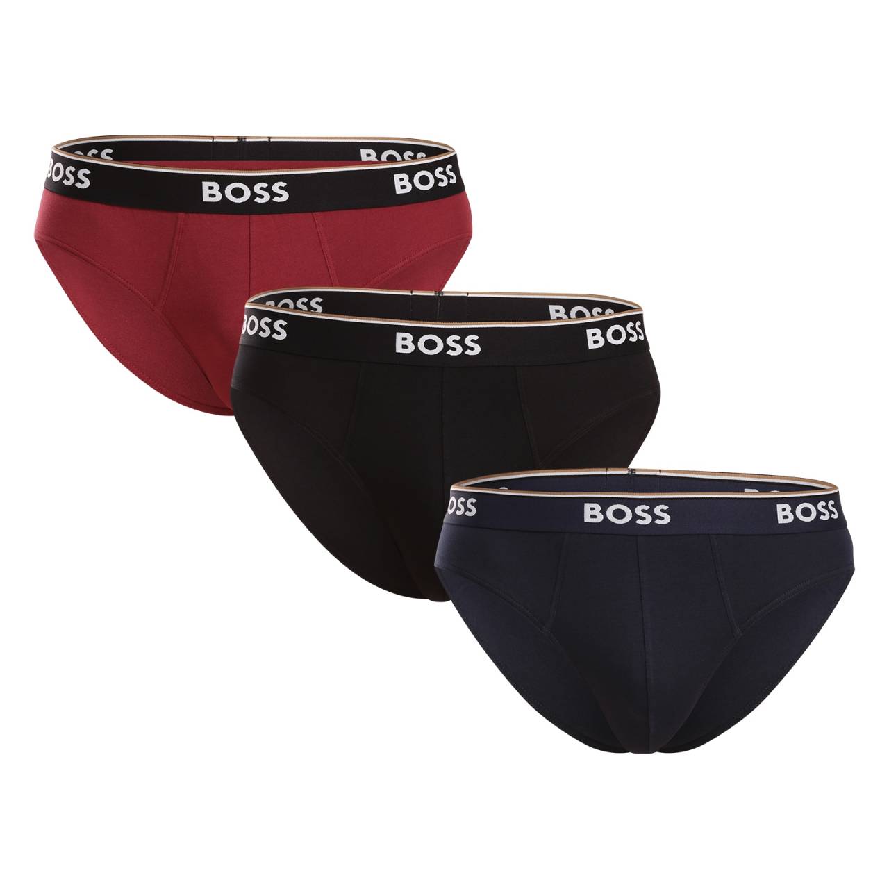 3PACK pánske slipy BOSS viacfarebné (50517826 976) S.
Pánske slipy BOSS prinášajú ideálnu kombináciu štýlu, pohodlia a kvality.
Príjemný materiál na celodenné nosenie
Slipy BOSS vyrobené z bavlny s příměsí elastanu kombinují přírodní měkkost a prodyšnost s pružností.
Jednoduchý dizajn pre moderného muža
Elegantný minimalistický dizajn v klasických odtieňoch dopĺňa vytkaný pás s decentnými detailmi.
Prečo by slipy BOSS nemali chýbať vo vašom šatníku

Prémiový materiál s prímesou elastanu: Príjemný na tele, dobre sedí a drží tvar.
Elegantný dizajn s moderným štýlom: Decentný a zároveň výrazný vzhľad.
Pohodlný strih na každodenné nosenie: Perfektná voľba pre mužov, ktorí chcú kvalitu bez kompromisov.

Spodná bielizeň BOSS si obľúbia všetci štýloví muži
Značka BOSS sa oddelila od dobre známeho výrobcu oblečenia Hugo Boss ako rad produktov pre mužov, ktorí milujú kvalitné kúsky a nadčasový vzhľad.
Ako sa starať o pánske slipy BOSS
Aby vám obľúbená spodná bielizeň vydržala dlho, odporúčame dodržiavať nasledujúce pokyny na údržbu.

Pranie: Per na 40 °C, ideálne naruby, aby sa predĺžila životnosť gumy aj farieb.
Sušenie: Slipy možno bezpečne sušiť v sušičke na nízkom režime.
Žehlenie: Môžeš ich žehliť na nižšej teplote vhodné pre bavlnu, ale vždy sa vyhni priamemu kontaktu žehličky s gumou.

Tip: Tvoje obľúbené spodné prádlo si zaslúži jemné zaobchádzanie.